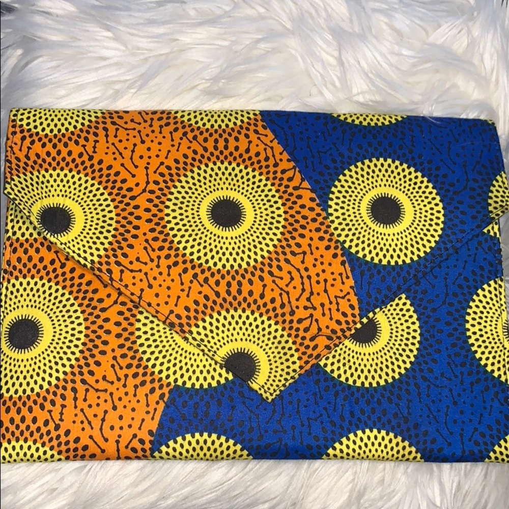 Colorful oversized clutch